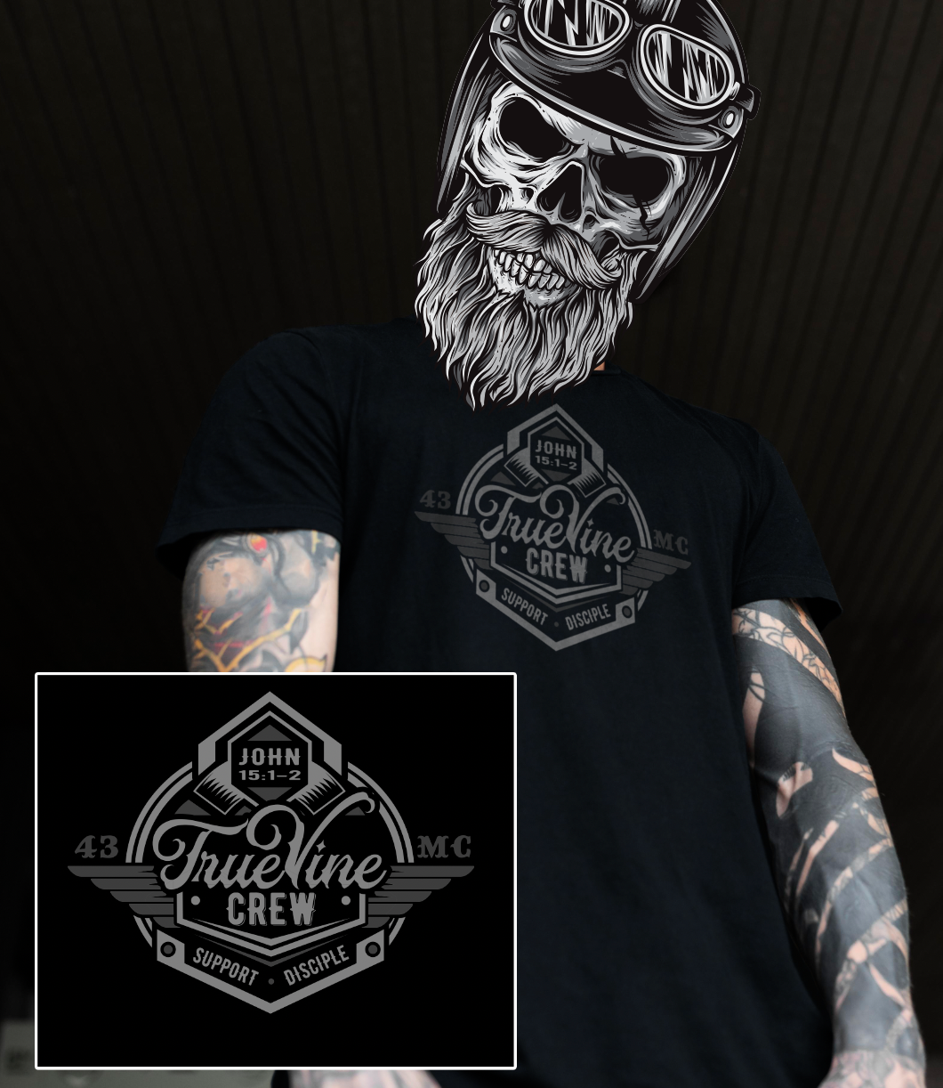 Support DCMC-TVC Throwback Short Sleeve